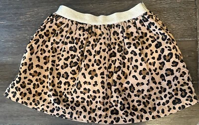 Falda Carter’s Talla 4/5 Leopardo Pana Brillo Cintura Elástica Forrada Foto 1 de 4