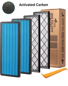 (4 Pack) Activated Carbon Hepa Cabin Air Filter for 2024 - 2020 Tesla Model Y - Picture 1 of 6