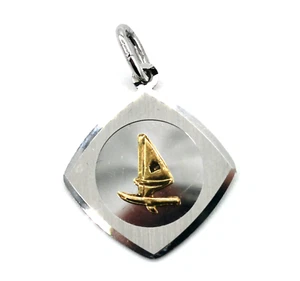 Anhänger Silber Teilvergoldet Surfer 835 Silber NEU - Bild 1 von 4