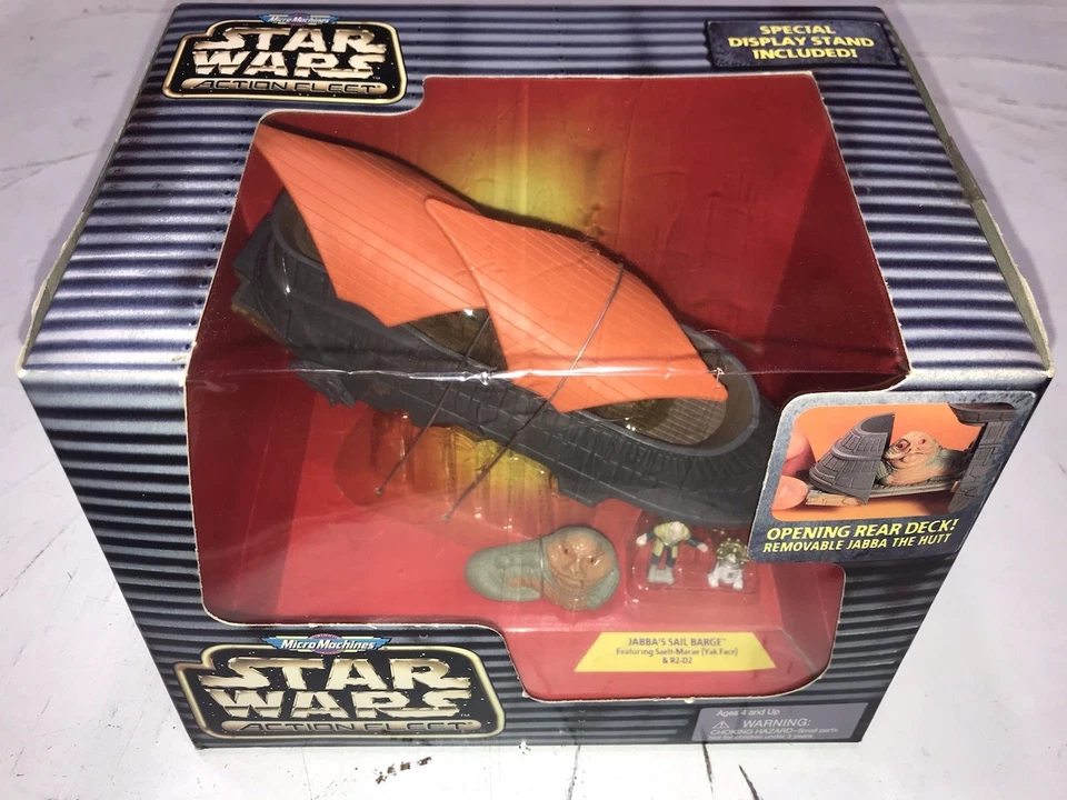 Star Wars Micro Machines Action Fleet: Jabba's Sail Barge Yak Face y R2-D2 15b1 Foto 1 de 4