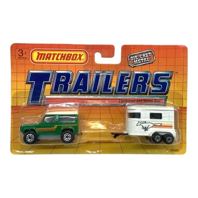 Matchbox TP 130 Landrover & Horse Box /Pony Trailer  Two Packs 1992 - Image 1 of 4