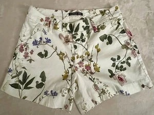 Level 99 Anthropologie Cassandra Shorts Floral Women 28 - Picture 1 of 10