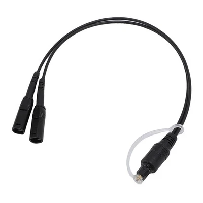 ~Optical Audio Cable 1 In 2 Out Male To Female SPDIF Fiber Optic Splitter - Image 1 of 4
