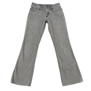 VTG Lucky Brand Womens Sweet Dream "Lucky You" Grey Bootcut Jeans Sz 4 - Picture 1 of 6