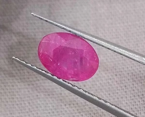 GSI Certified 1.37ct Natural Unheated Mozambique Ruby Loose Gemstone - Picture 1 of 7