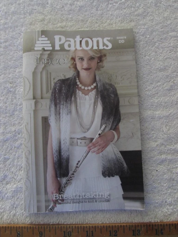 Patons Lace Breathtaking Knit and Crochet Pattern Book 500879 DD - Image 1 of 1