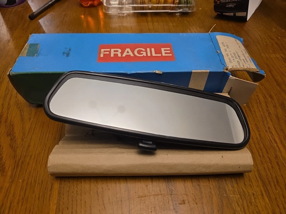 Genuine NOS Austin Rover Metro AHU1084 Rear View Mirror Interior With Dim Dip - Image 1 of 4