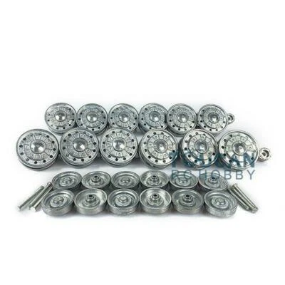 Henglong 1/16 Soviet KV-1 RC Tank 3878 Metal Road Wheels Spare Parts - Image 1 of 4