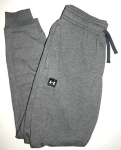 Under Armour UA Men's Rival Fleece Joggers Pants 1357128-002 Size M Grey Heather - Picture 1 of 5