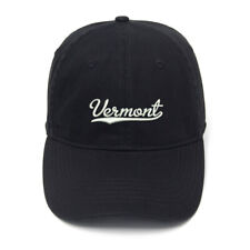 Men's Baseball Caps South Vermont - VT Embroidered Dad Hat Washed Cotton Hat