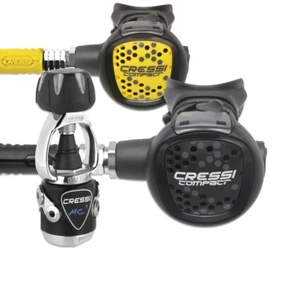Regulador compacto Cressi Sub MC9 XS negro INT con pulpo Foto 1 de 4