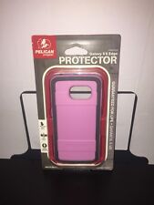 New Pelican Progear Protector Case for Samsung Galaxy S6 Edge Pink/Gray