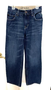 Boy's GAP Denim Loose Fit Straight Leg Pants Jeans Size 14 Slim Adjustable - Picture 1 of 3