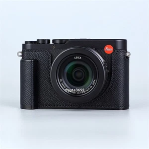 Half Case For Leica DLUX8 DLUX7 Genuine Leather Camera Cover Insert Handmade - Picture 1 of 19