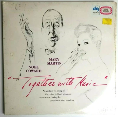 Together With Music Noel Coward & Mary Martin LP DRG RECORDS DARC-2-1103 Sealed - Image 1 of 4