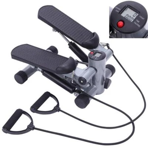 Exercise Mini Stepper Machine Workout Step Trainer Climber with Resistance Bands - Picture 1 of 8