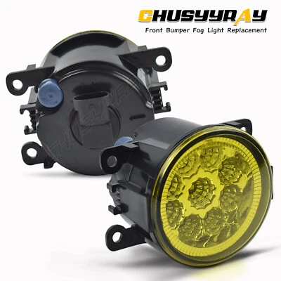 Pair For Subaru WRX STI 2016-2019 2020 Front Bumper Fog Lights Lamps Left+Right - Image 1 of 4