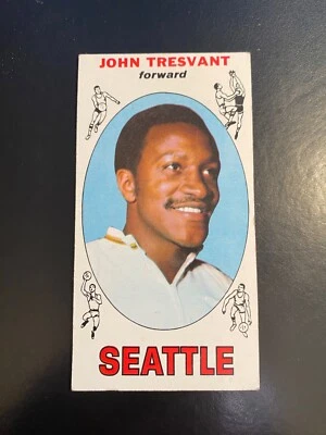 1969 TOPPS BASKETBALL #58 JOHN TRESVANT (RC)!! ROOKIE!! (CREASE) $1 SHIPPING!! - Image 1 of 2