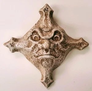 Star Face Mask Celestial Wall Plaque Decor - Picture 1 of 4