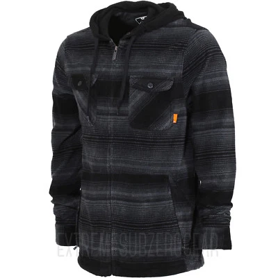 THIRTYTWO treinta y dos hombres 2018 - Sudadera con capucha con cremallera polar filtro polar - Carbono Foto 1 de 2