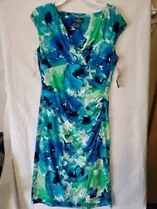 Neu mit Etikett American Living Kleid Größe 6 mehrfarbig V-Ausschnitt Stil. - Bild 1 von 7
