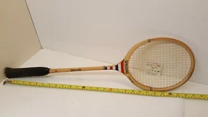 SPALDING Power Impact - 90 wooden Squash Racket Vintage - Picture 1 of 8