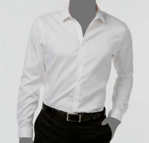 $69 INC International Concepts Men White Cotton Long-Sleeve Button Shirt Size S - Picture 1 of 1
