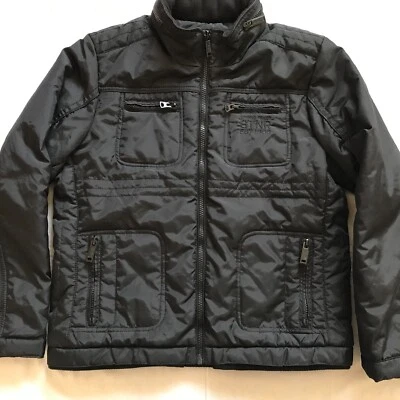 THOR STEINAR  MEN'S  BIKER MOTORCYCLE RACER JACKET BLACK SZ MEDIUM EU US - Image 1 of 4