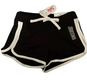 Justice Dolphin Shorts Girls Black 10 Lightweight Polyester Active Logo - Picture 1 of 11