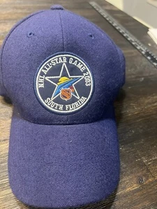 De colección Nike 2003 All Star Game NHL Gancho Lazo Sombrero Gorra Swoosh Azul Bordado - Imagen 1 de 7