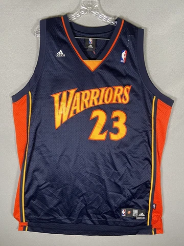 RARE VINTAGE JASON RICHARDSON GOLDEN STATE WARRIORS BASKETBALL JERSEY SIZE XXXL Cover