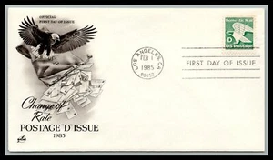 US FDC # 2111 "D" Rate (22c) ArtCraft Green 1985, 9c522 - Picture 1 of 2