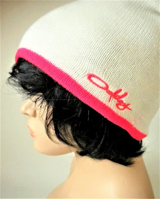 Gorro de invierno Oakley para mujer blanco 2 capas nuevo con etiqueta Foto 1 de 3