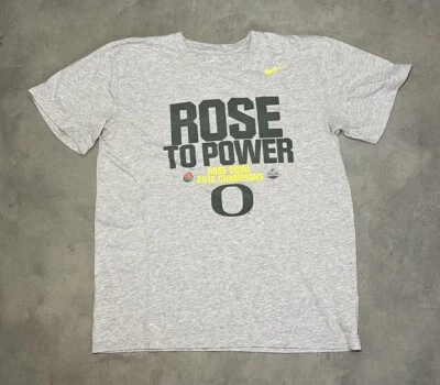 Camiseta para niños Oregon Ducks Nike BCS Rose Bowl 2012 campeonato juvenil talla XL Foto 1 de 4