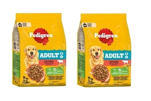 Pedigree Adult mit Rind & Gemüse Trockenfutter 2 x 7 kg - Bild 1 von 1