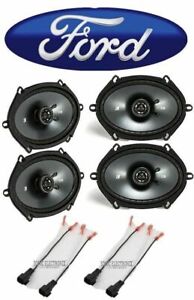 Kicker 6x8" Front+Rear Speaker Replacement For 1999-2004 Ford F-250/350/450/550