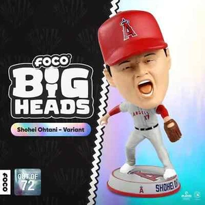 SHOHEI OHTANI LA ANGELS MLB BIGHEAD VARIANT BOBBLEHEAD #/72 ULTRA RARE NIB - Bild 1 von 7