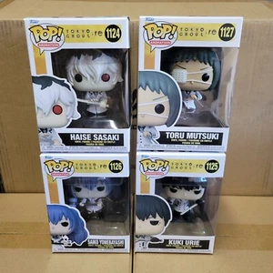 JUEGO DE 4 FIGURAS FUNKO POP JAPAN ANIME TOKYO GHOUL:RE KUKI HAISE SAIKO TORU - Imagen 1 de 2