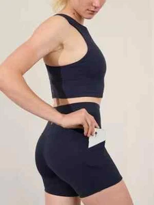 Athleta Salutation Stash 11 5” Short , Size XS, Black #531302 NEW - Picture 1 of 2