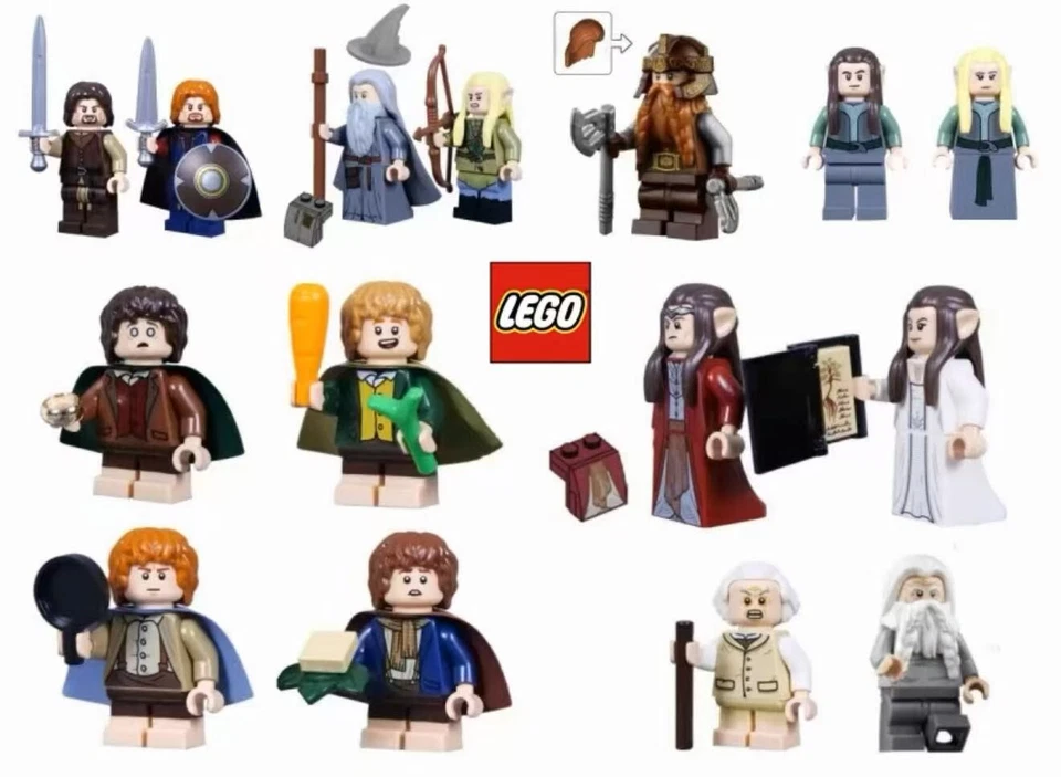 LEGO 10316: The Lord of the Rings: Rivendell  Minifigures Never Assembled - Image 1 of 1