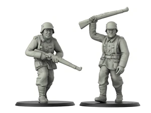 Scale Models WW2 German soldiers x 2,Diorama - 1/35 scale - Picture 1 of 1