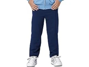 Hanes Boys Youth COMFORTBLEND EcoSmart Fleece Pants (Small ) Navy Blue - Picture 1 of 1