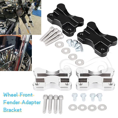 21" Wheel Front Fender Adapter Bracket For Harley Fatboy Heritage Softail FXSTC - Image 1 of 4