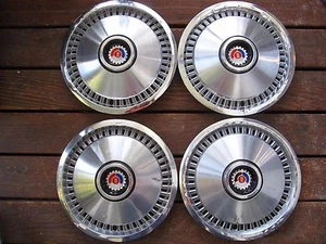 1970s Mercury Ford 14" HUBCAP, SET OF FOUR   - Picture 1 of 10