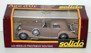 SOLIDO 1/43 - 1151 DELAGE D8 120 1939 COUPE DE VILLE - BROWN - Picture 1 of 1