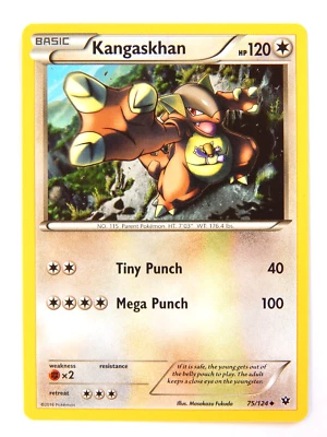 Kangaskhan 75/124 (NM, Pokemon Card, Fates Collide, 2016, Colorless, Uncommon) - Image 1 of 2