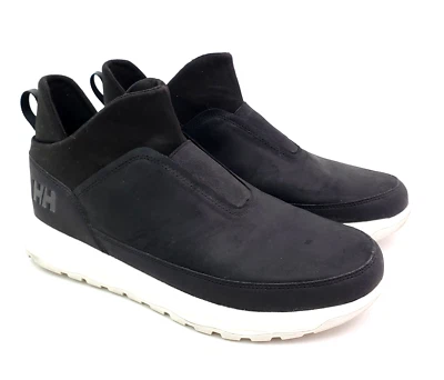 HH Helly Hansen Cora Mujer Talla 10 Negro Cuero Impermeable Botas Zapatos Foto 1 de 4