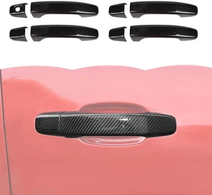 RT-TCZ Carbon Fiber Door Handle Trim Cover Chevrolet Colorado 2014-2022,for GMC - Picture 1 of 8