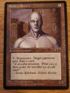 1 tarjeta coleccionable Magic The Gathering Soldevi Sentry [Alianzas] de Magic The Gathering - Imagen 1 de 5