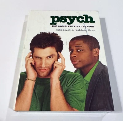 Psych - The Complete First Season (DVD, 2007, 4-Disc Set) - Image 1 of 2